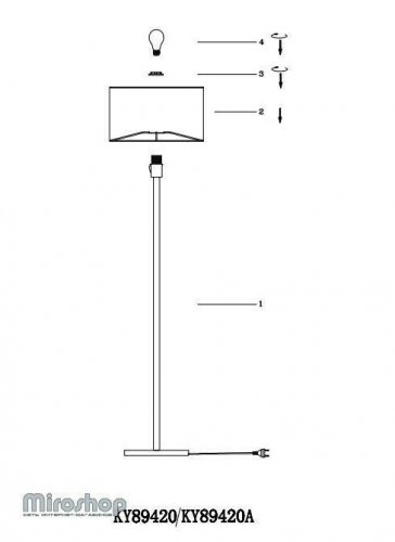 Торшер Markslojd 106559 SAVOY (94565)