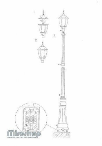 Ліхтарний стовп Markslojd 100313 JONNA (72993)