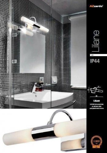 Светильник для ванной Azzardo AZ1297 Liliane (LW1502-CH-WH) (15974)
