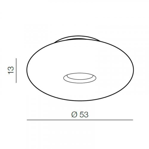 Стельовий світильник Azzardo AZ1600 Optimus 53 round (5530L) (15895) 