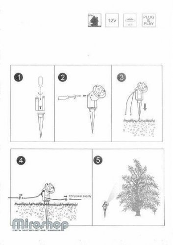 Ґрунтовий світильник Markslojd 104722 TRADGARD (64291) 