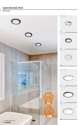 Потолочный светильник Azzardo AZ2839 Slim 15 Round 3000K IP44 (white)