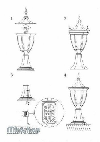 Парковий світильник Markslojd 100311 JONNA (47097)