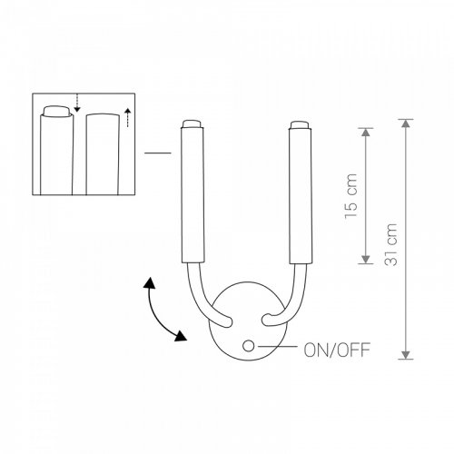 Настінний світильник Nowodvorski 8354 STALACTITE WHITE II 