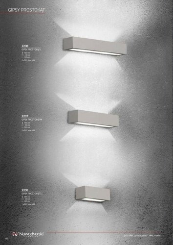 Светильник настенный Nowodvorski 2206 GIPSY PROSTOKAT S (65940)