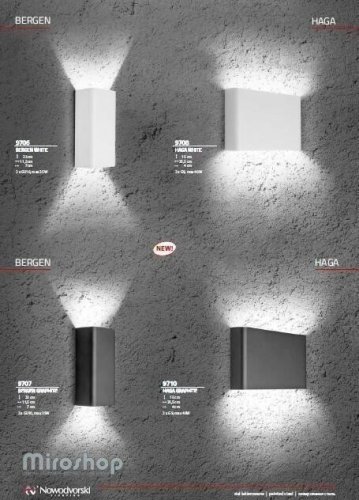 Бра Nowodvorski 9708 HAGA White (93112) 