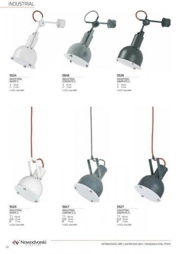 Бра Nowodvorski 5524 INDUSTRIAL White (66394) 