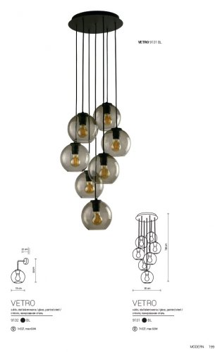 Настенный  светильник  Nowodvorski  9132  VETRO  (23902)