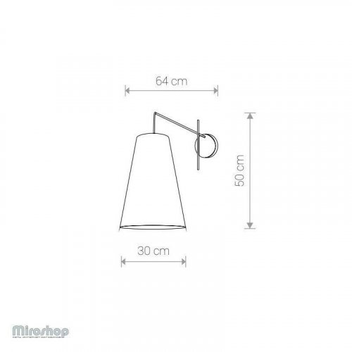 Бра Nowodvorski 9371 ALANYA GRAY (12285)