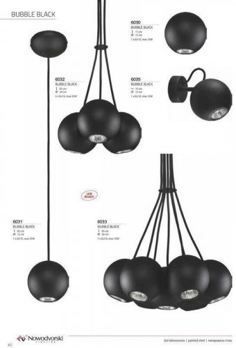 Бра  Nowodvorski  6035  BUBBLE  Black  B  (76312)