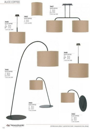 Світильник настінний Nowodvorski 5662 ALICE Coffee (66554)