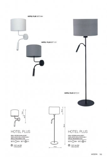 Настінний світильник Nowodvorski 9071 HOTEL PLUS (23402)