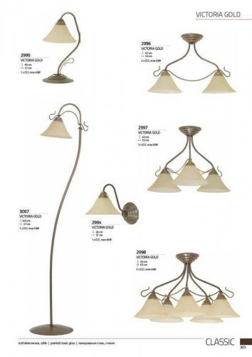 Бра Nowodvorski 2994 VICTORIA Gold (56624)