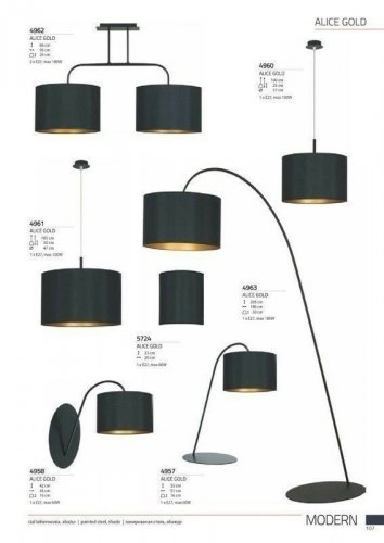 Світильник настінний Nowodvorski 5724 ALICE Gold (66552)