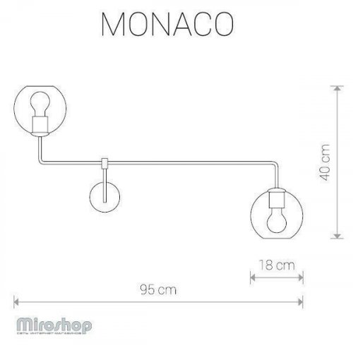 Бра Nowodvorski 9362 MONACO (11786)