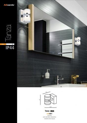 Настенный светильник Azzardo AZ3361 Tanza (chrome)