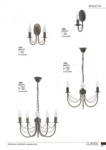Люстра Nowodvorski 1352 WIOLETTA (56774)