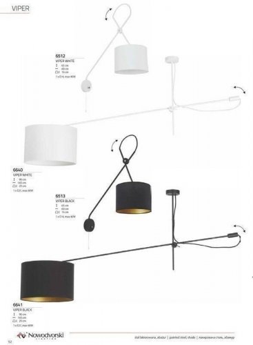 Люстра Nowodvorski 6641 VIPER Black (78726)