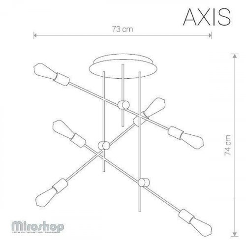 Люстра Nowodvorski 9297 AXIS (14260)