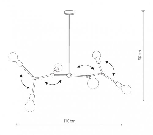 Люстра Nowodvorski 9138 TWIG (23615)