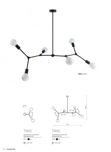 Люстра Nowodvorski 9138 TWIG (23615)