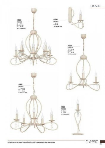 Люстра Nowodvorski 4561 FRESCO (56729) 