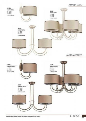 Люстра Nowodvorski 4136 AMARA Coffee (57612)
