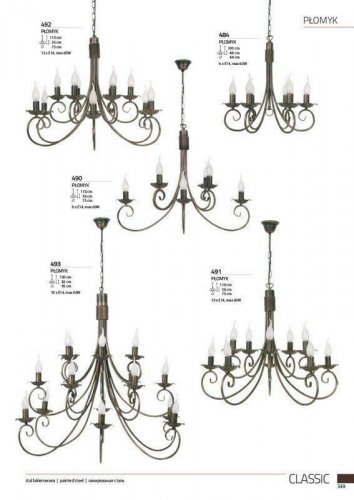 Люстра Nowodvorski 484 PLOMYK (56756)