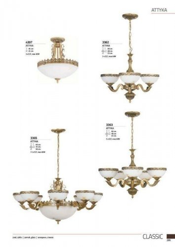 Люстра Nowodvorski 3362 ATTYKA (56542)