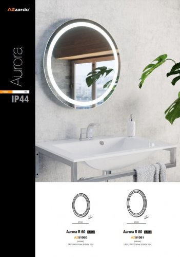 Дзеркало Azzardo AZ51060 Aurora R 60