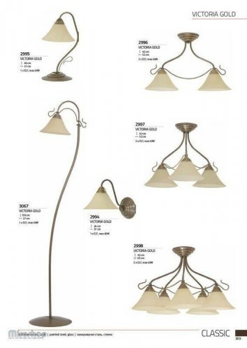 Настільна лампа Nowodvorski 2995 VICTORIA Gold (56625)