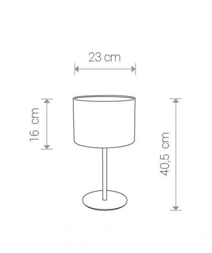 Настільна лампа Nowodvorski 9091 ALICE Gold (23428)
