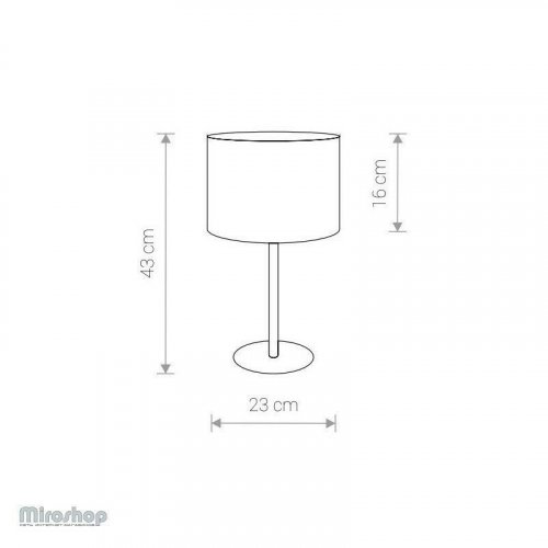 Настольная лампа Nowodvorski 9301 HOTEL GRAY (12327)
