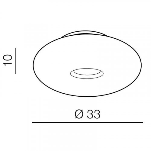 Стельовий світильник Azzardo AZ1598 Optimus 33 round (5530S) (15832)
