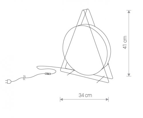 Настільна лампа Nowodvorski 9032 WHEEL Gold (23606)