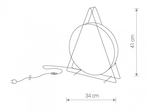 Настольная лампа Nowodvorski 9036 WHEEL Black (27335)