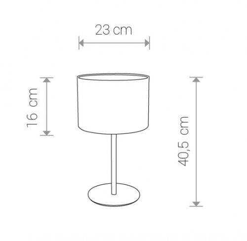 Настольная лампа Nowodvorski 9086 ALICE Ecru (23950)