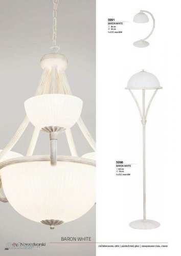 Настольная лампа Nowodvorski 5991 BARON White (78804)