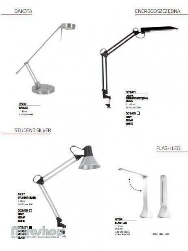 Настільна лампа Nowodvorski 002/01 STUDENT Black (65977) 