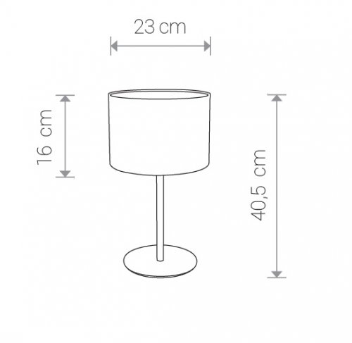 Настільна лампа Nowodvorski 9085 ALICE White (23962) 