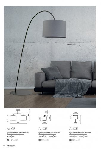 Настільна лампа Nowodvorski 9085 ALICE White (23962) 