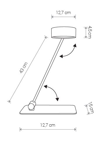 Настільна лампа Nowodvorski 8886 CYCLON LED White