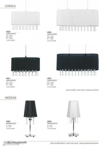 Настільна лампа Nowodvorski 5263 MODENA White (66676)