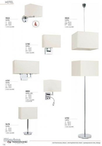 Настільна лампа Nowodvorski 5476 Hotel