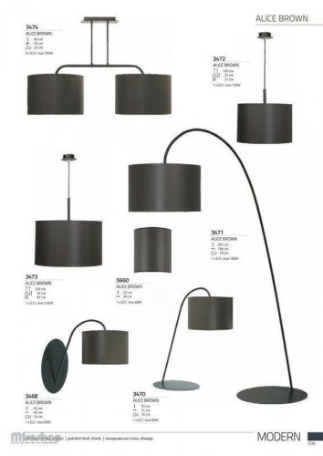 Настільна лампа Nowodvorski 3470 Alice Brown