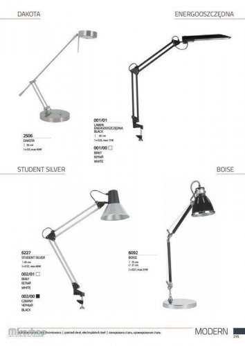 Настільна лампа Nowodvorski 2506 Dakota (65970)