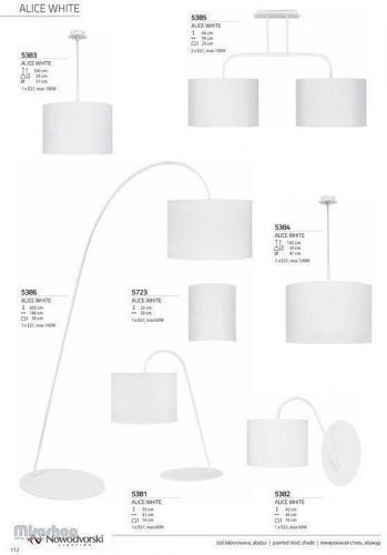 Настільна лампа Nowodvorski 5381 Alice White