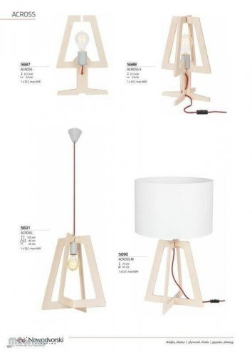 Настільна лампа Nowodvorski 5690 Across