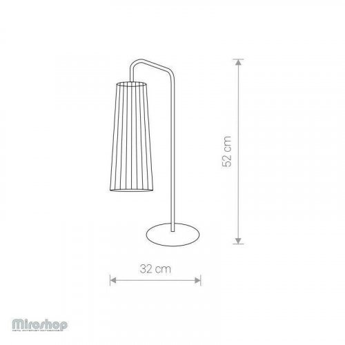 Настільна лампа Nowodvorski 9267 DOVER BLACK (12326)