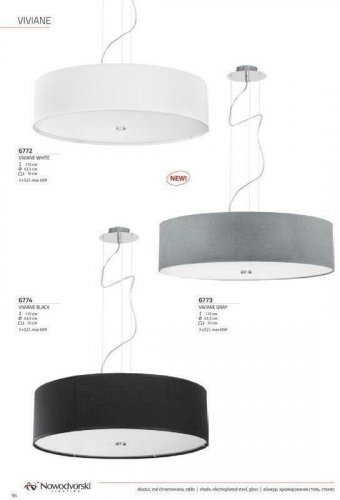 Підвісний світильник Nowodvorski 6773 VIVIANE GRAY (84784)